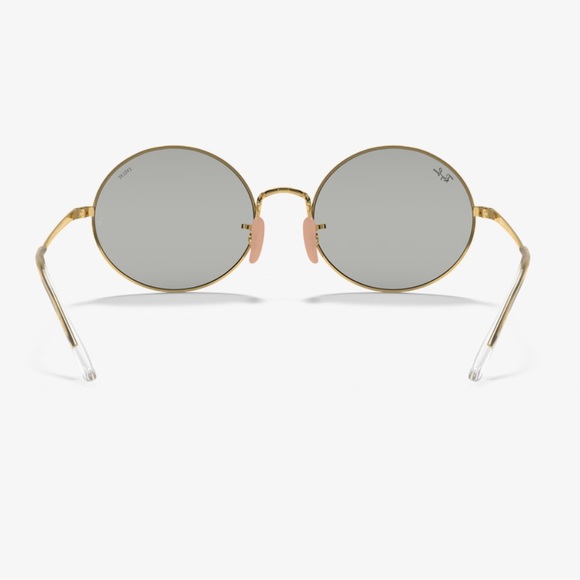 RAY-BAN Oval 1970 Mirror Evolve Sunglasses NWOT - Picture 2 of 6